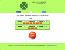 Tablet Screenshot of howwinlottery.com